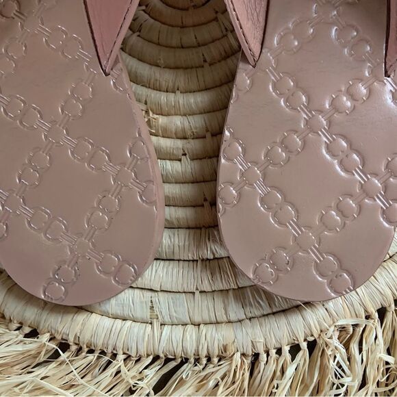 TORY BURCH Light Makeup Monroe Sandal Tan Size 9.5 - Picture 6 of 15